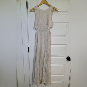 ASOS Designs Cutout MIDI Sundress with slit in stone